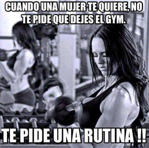 Entrenamiento con pesas. Se tu Chef. Tu novia te pide una rutina.